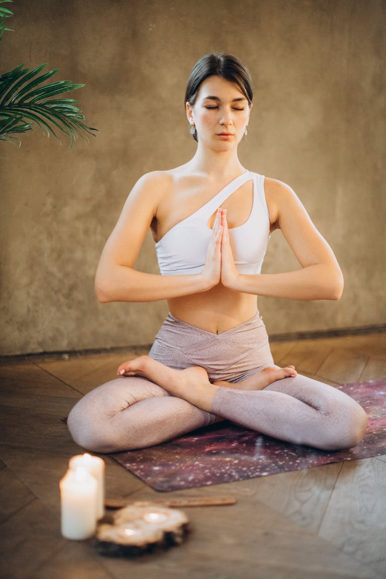 Woman Practicing Yoga